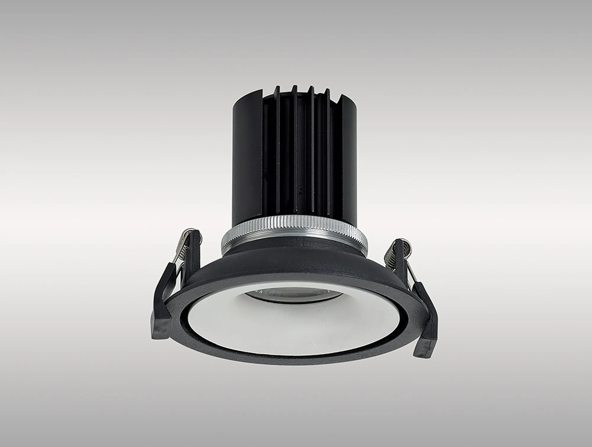 DM202127  Bolor 12 Tridonic Powered 12W 2700K 1200lm 24° CRI>90 LED Engine Black/White Fixed Recessed Spotlight, IP20